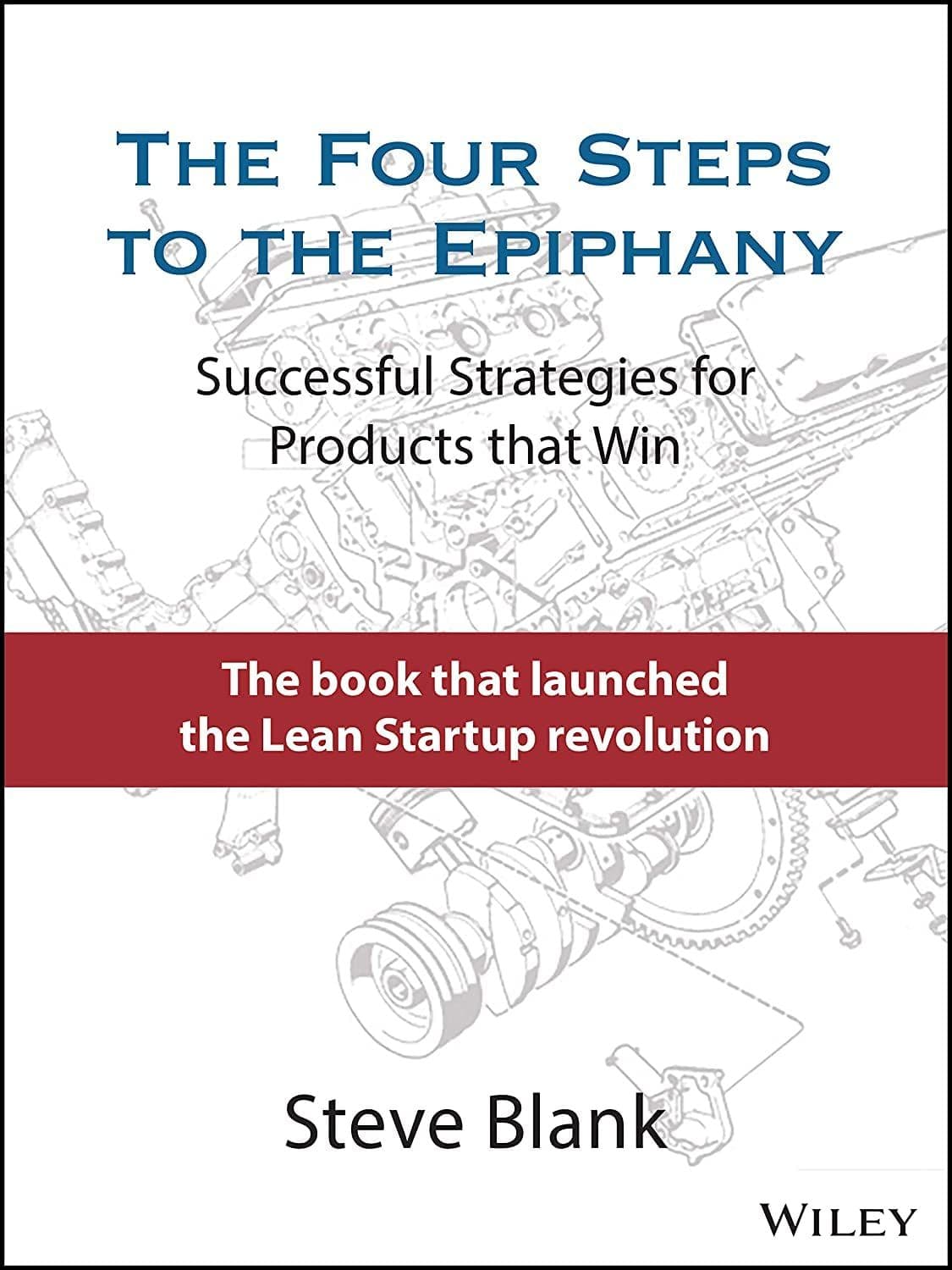 Cover of The Four Steps to the Epiphany by Steve Blank - venture capital book
