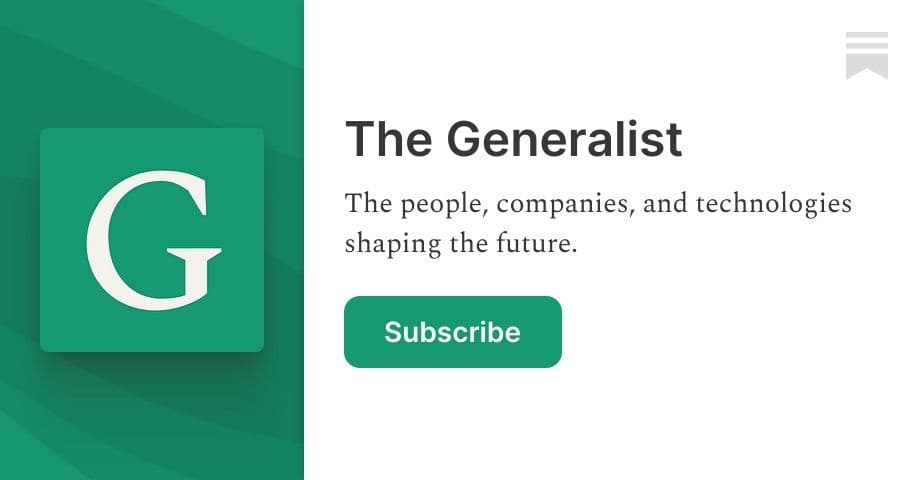 The Generalist | Mario Gabriele | Substack newsletter by Mario Gabriele