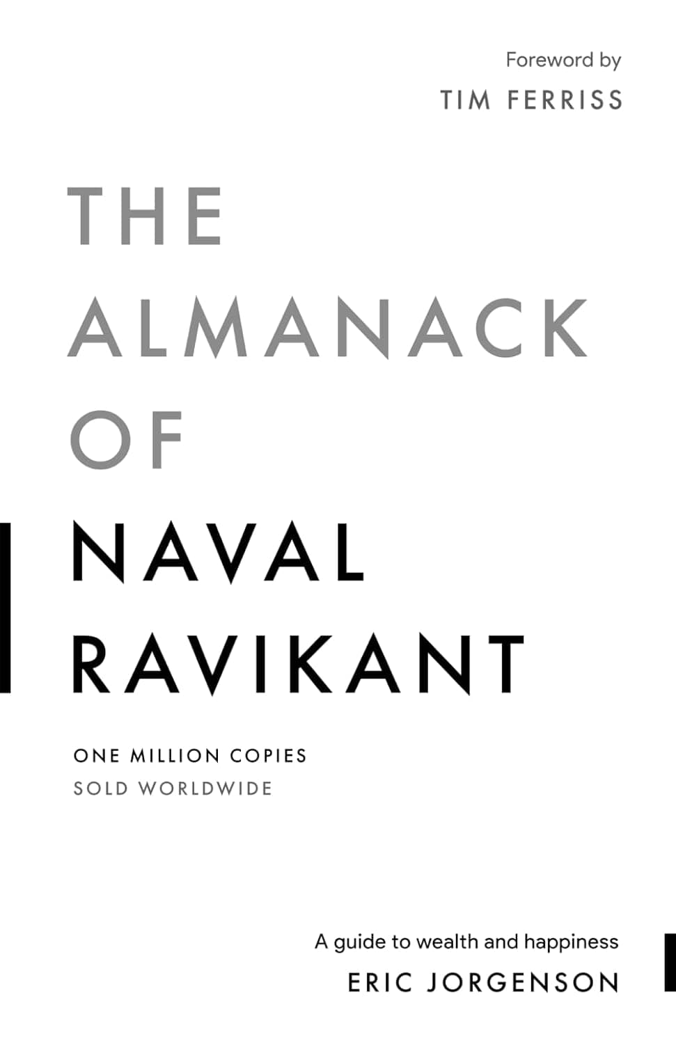 Cover of The Almanack of Naval Ravikant by Eric Jorgenson - venture capital book